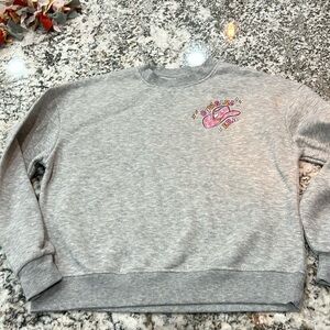 Cowgirl Era Sweatshirt Gray Pullover Western Cowboy Hat Groovy Like New Top
